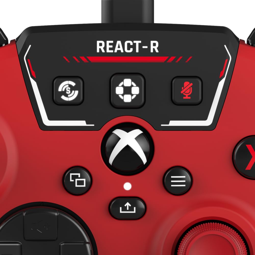 Turtle Beach Recon Cloud Wired Game Controller with Bluetooth for Xbox Series X|S, Xbox One, Windows, Android Mobile Devices – Remappable Buttons, Audio Enhancements, Superhuman Hearing – Blue Magma