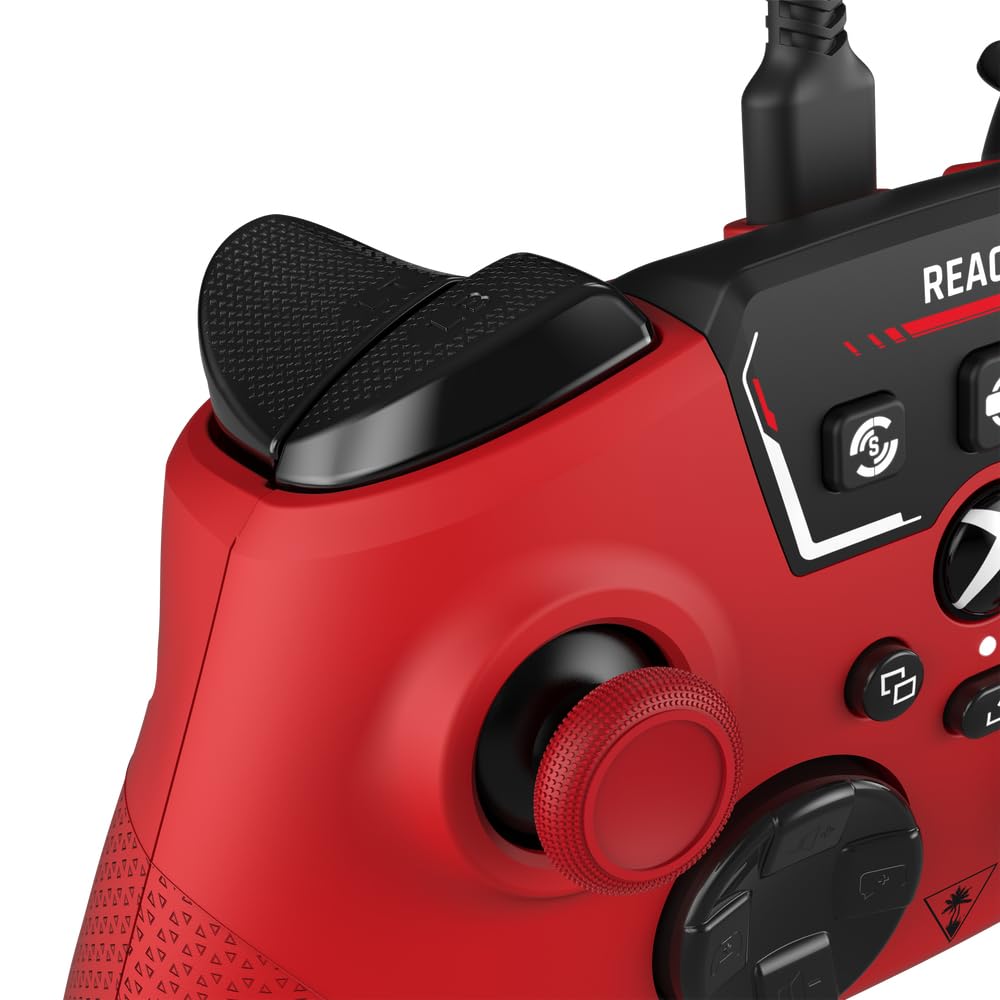 Turtle Beach Recon Cloud Wired Game Controller with Bluetooth for Xbox Series X|S, Xbox One, Windows, Android Mobile Devices – Remappable Buttons, Audio Enhancements, Superhuman Hearing – Blue Magma