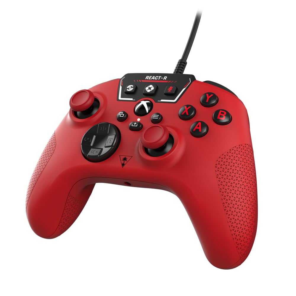 Turtle Beach Recon Cloud Wired Game Controller with Bluetooth for Xbox Series X|S, Xbox One, Windows, Android Mobile Devices – Remappable Buttons, Audio Enhancements, Superhuman Hearing – Blue Magma
