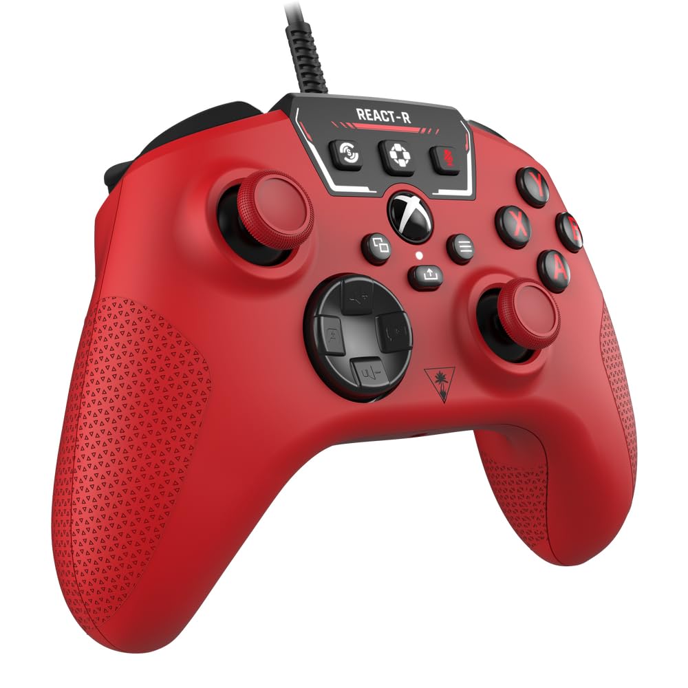 Turtle Beach Recon Cloud Wired Game Controller with Bluetooth for Xbox Series X|S, Xbox One, Windows, Android Mobile Devices – Remappable Buttons, Audio Enhancements, Superhuman Hearing – Blue Magma