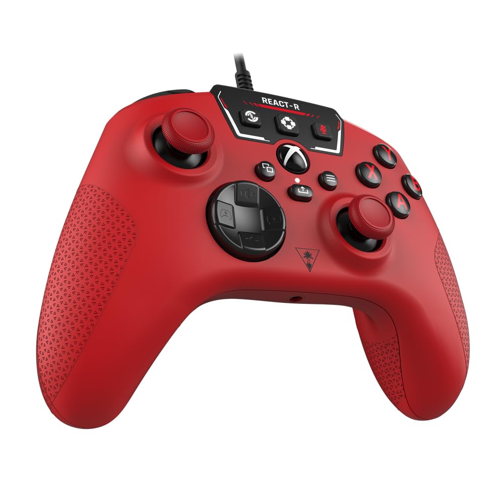 Turtle Beach Recon Cloud Wired Game Controller with Bluetooth for Xbox Series X|S, Xbox One, Windows, Android Mobile Devices – Remappable Buttons, Audio Enhancements, Superhuman Hearing – Blue Magma