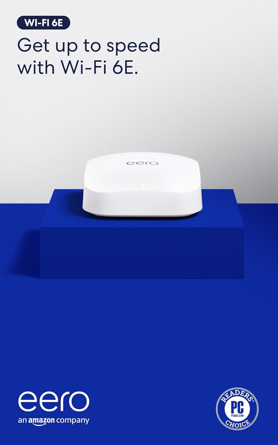 Amazon eero Pro 6E mesh wifi system - Supports internet plans up to 2.5 Gbps, Coverage up to 6,000 sq. ft., Connect 100+ devices, 3-pack