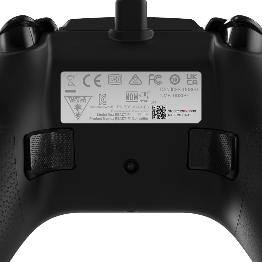 Turtle Beach Recon Cloud Wired Game Controller with Bluetooth for Xbox Series X|S, Xbox One, Windows, Android Mobile Devices – Remappable Buttons, Audio Enhancements, Superhuman Hearing – Blue Magma
