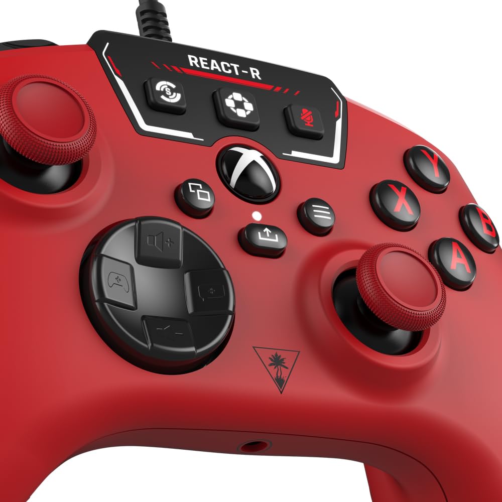 Turtle Beach Recon Cloud Wired Game Controller with Bluetooth for Xbox Series X|S, Xbox One, Windows, Android Mobile Devices – Remappable Buttons, Audio Enhancements, Superhuman Hearing – Blue Magma
