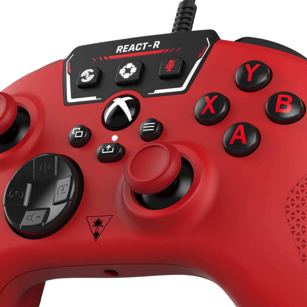 Turtle Beach Recon Cloud Wired Game Controller with Bluetooth for Xbox Series X|S, Xbox One, Windows, Android Mobile Devices – Remappable Buttons, Audio Enhancements, Superhuman Hearing – Blue Magma