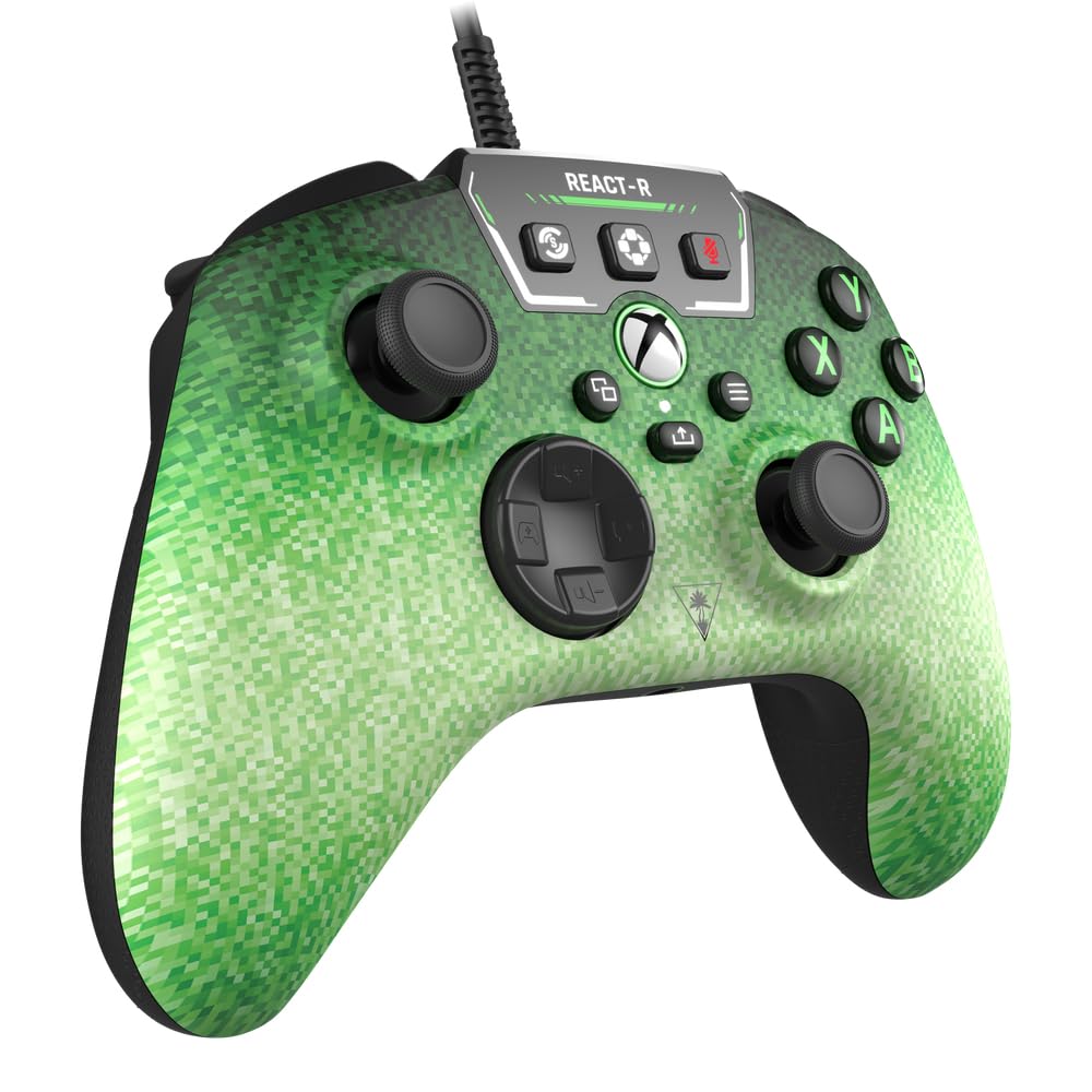 Turtle Beach Recon Cloud Wired Game Controller with Bluetooth for Xbox Series X|S, Xbox One, Windows, Android Mobile Devices – Remappable Buttons, Audio Enhancements, Superhuman Hearing – Blue Magma