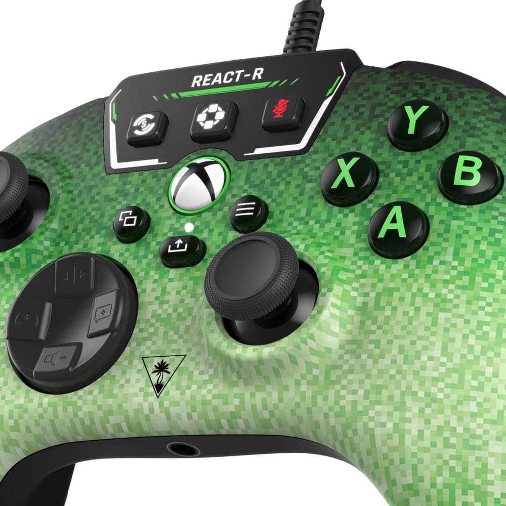 Turtle Beach Recon Cloud Wired Game Controller with Bluetooth for Xbox Series X|S, Xbox One, Windows, Android Mobile Devices – Remappable Buttons, Audio Enhancements, Superhuman Hearing – Blue Magma