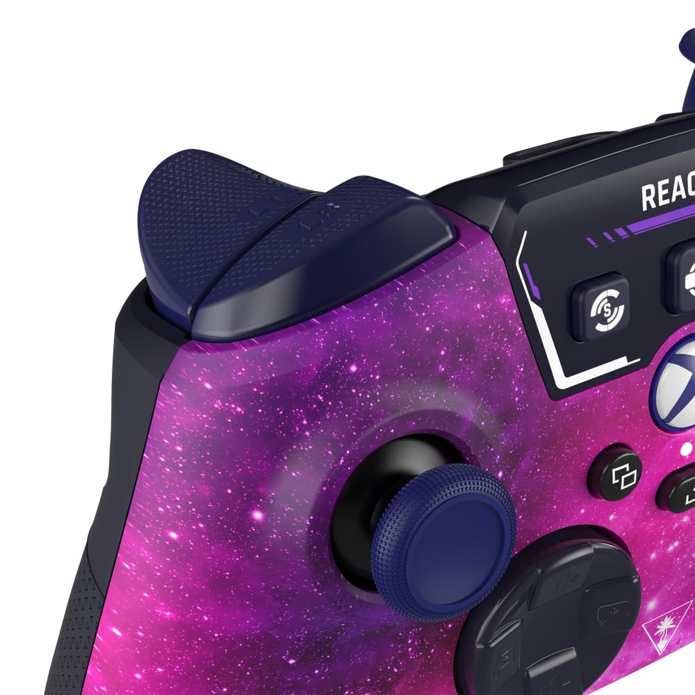 Turtle Beach Recon Cloud Wired Game Controller with Bluetooth for Xbox Series X|S, Xbox One, Windows, Android Mobile Devices – Remappable Buttons, Audio Enhancements, Superhuman Hearing – Blue Magma