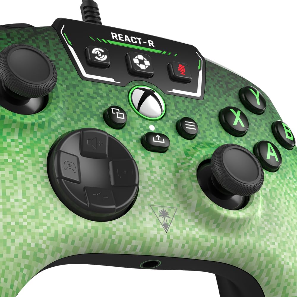 Turtle Beach Recon Cloud Wired Game Controller with Bluetooth for Xbox Series X|S, Xbox One, Windows, Android Mobile Devices – Remappable Buttons, Audio Enhancements, Superhuman Hearing – Blue Magma