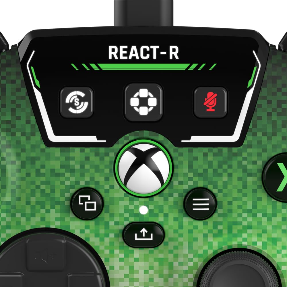 Turtle Beach Recon Cloud Wired Game Controller with Bluetooth for Xbox Series X|S, Xbox One, Windows, Android Mobile Devices – Remappable Buttons, Audio Enhancements, Superhuman Hearing – Blue Magma