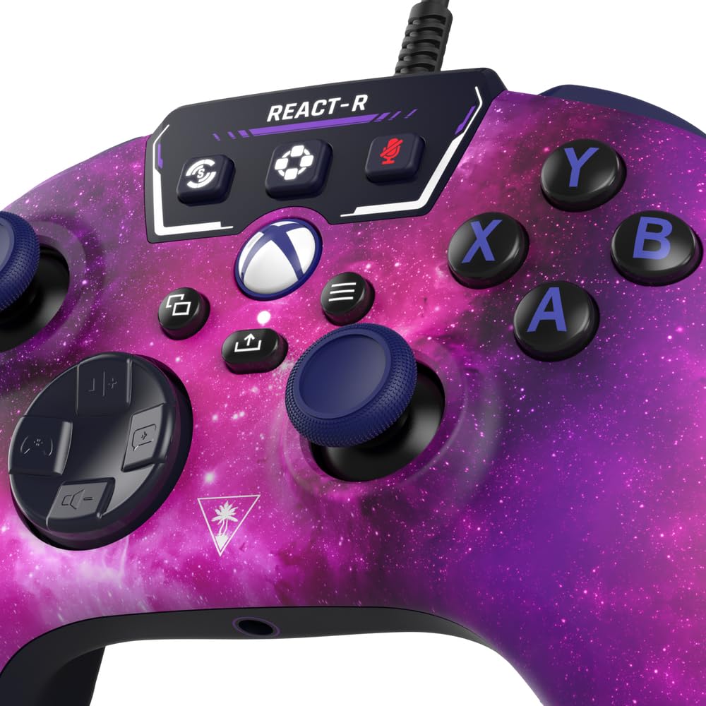 Turtle Beach Recon Cloud Wired Game Controller with Bluetooth for Xbox Series X|S, Xbox One, Windows, Android Mobile Devices – Remappable Buttons, Audio Enhancements, Superhuman Hearing – Blue Magma