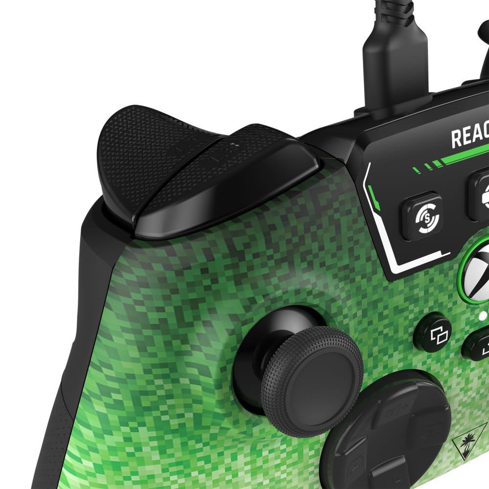 Turtle Beach Recon Cloud Wired Game Controller with Bluetooth for Xbox Series X|S, Xbox One, Windows, Android Mobile Devices – Remappable Buttons, Audio Enhancements, Superhuman Hearing – Blue Magma