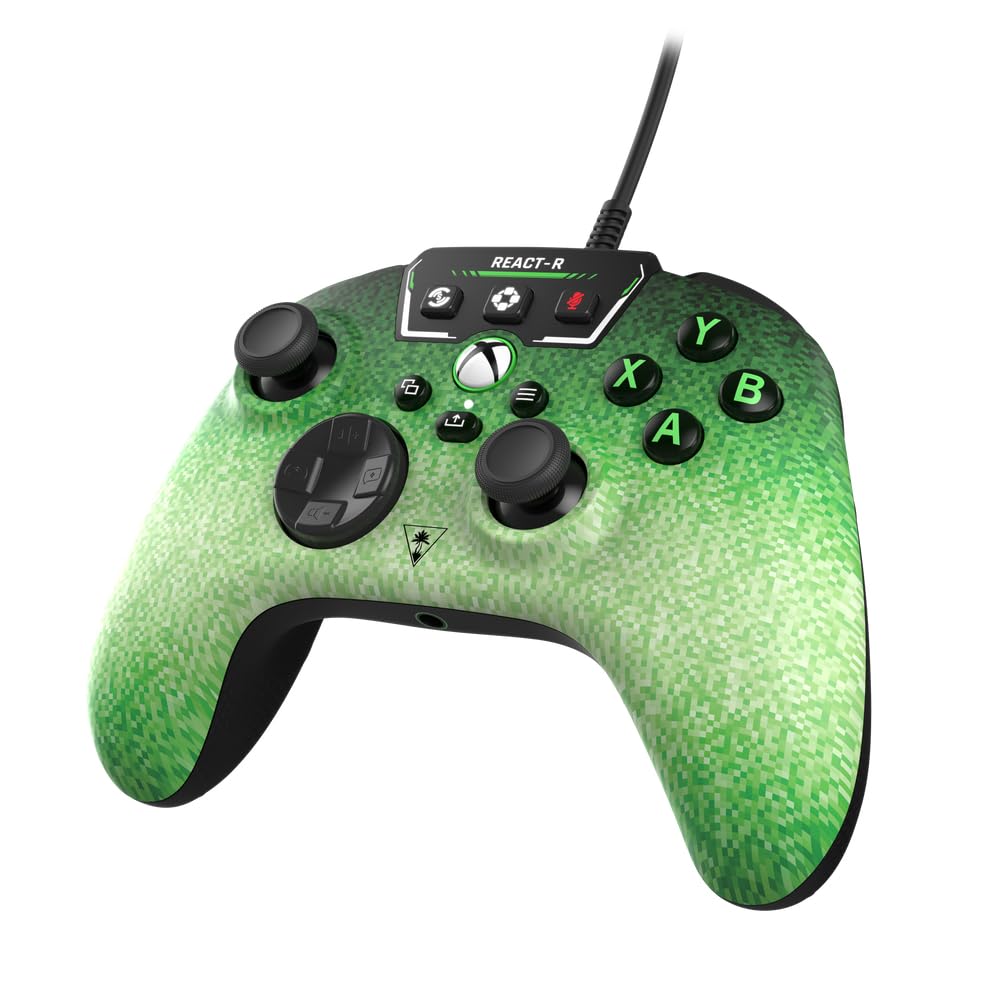 Turtle Beach Recon Cloud Wired Game Controller with Bluetooth for Xbox Series X|S, Xbox One, Windows, Android Mobile Devices – Remappable Buttons, Audio Enhancements, Superhuman Hearing – Blue Magma