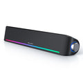 Nylavee Computer Speakers, Hi-Fi Stereo Computer Sound Bar with Bluetooth & 3.5mm Aux, USB/USB-C Powered for Desktop PC, Laptop & Monitor, Built-in Mic and Headphone Jack