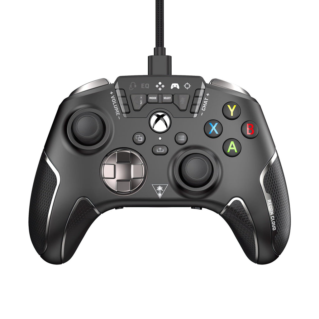 Turtle Beach Recon Cloud Wired Game Controller with Bluetooth for Xbox Series X|S, Xbox One, Windows, Android Mobile Devices – Remappable Buttons, Audio Enhancements, Superhuman Hearing – Blue Magma