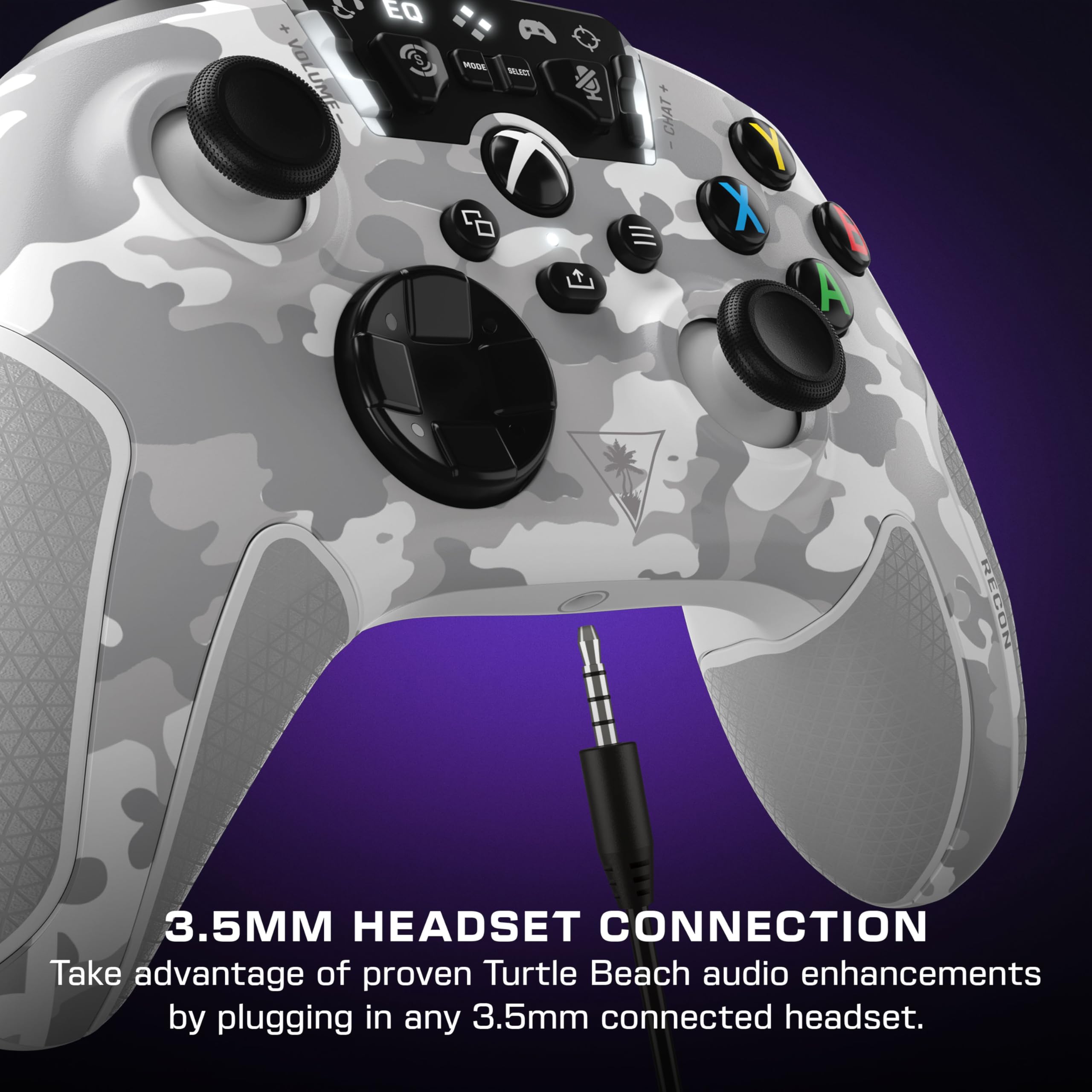 Turtle Beach Recon Cloud Wired Game Controller with Bluetooth for Xbox Series X|S, Xbox One, Windows, Android Mobile Devices – Remappable Buttons, Audio Enhancements, Superhuman Hearing – Blue Magma