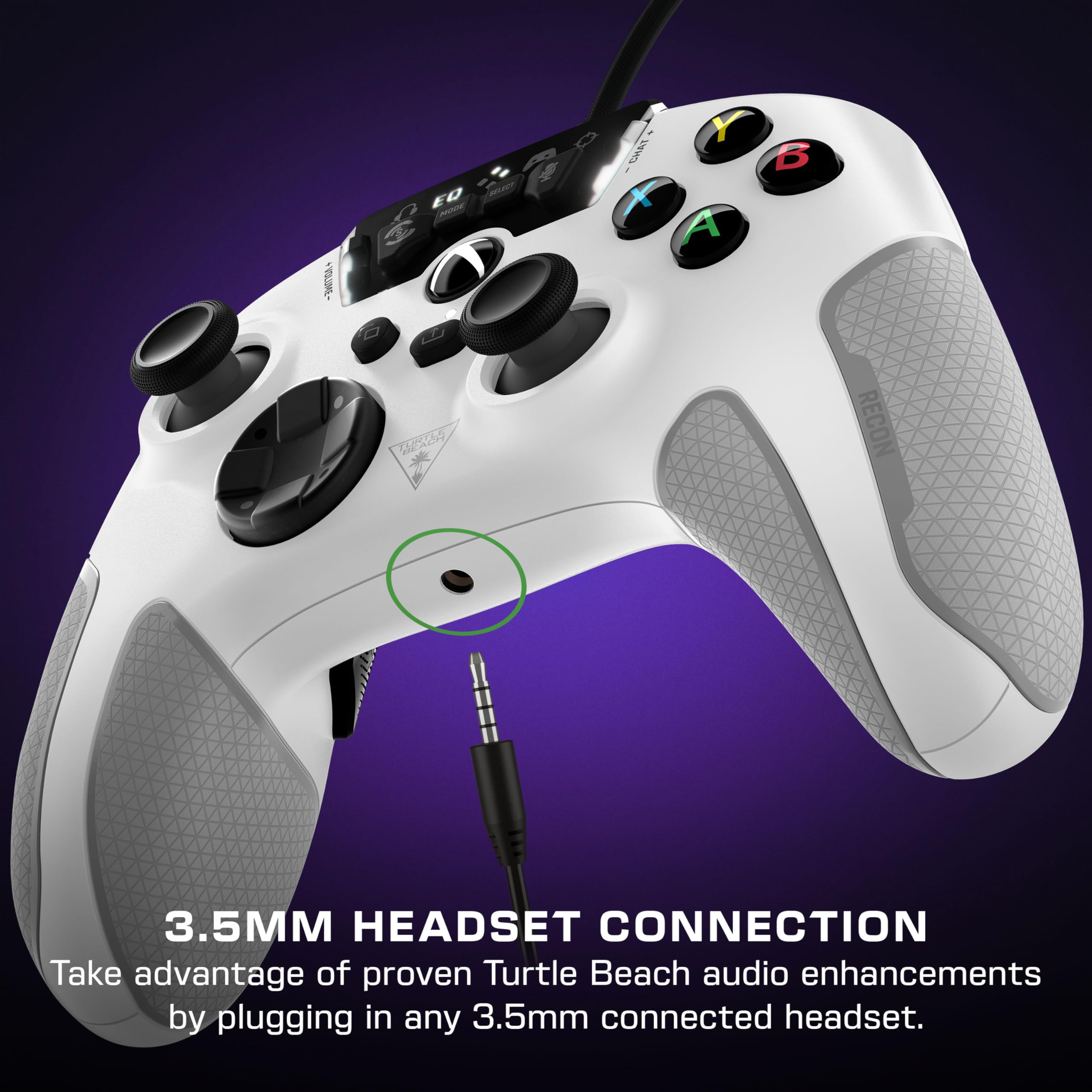 Turtle Beach Recon Cloud Wired Game Controller with Bluetooth for Xbox Series X|S, Xbox One, Windows, Android Mobile Devices – Remappable Buttons, Audio Enhancements, Superhuman Hearing – Blue Magma