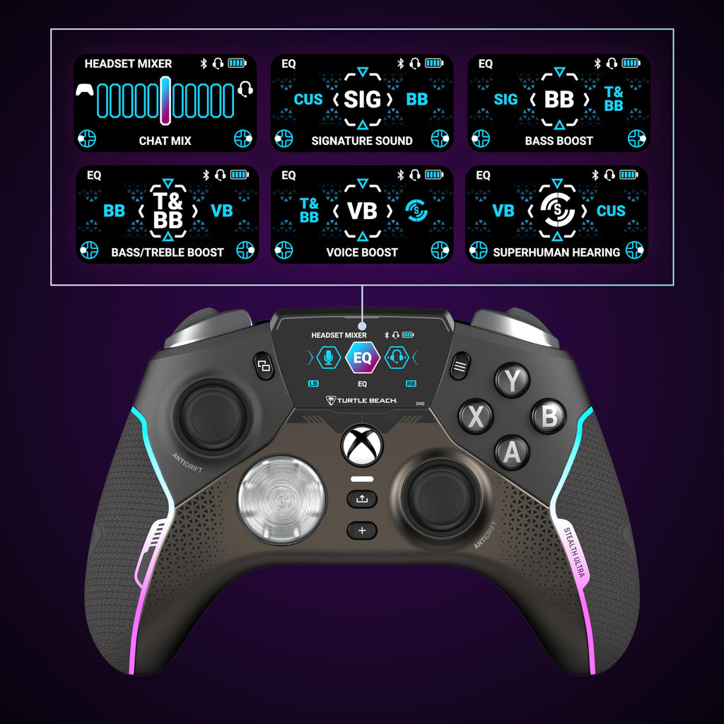 Turtle Beach Recon Cloud Wired Game Controller with Bluetooth for Xbox Series X|S, Xbox One, Windows, Android Mobile Devices – Remappable Buttons, Audio Enhancements, Superhuman Hearing – Blue Magma