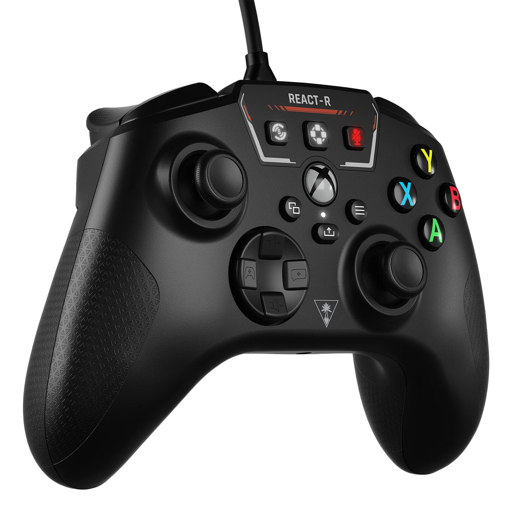 Turtle Beach Recon Cloud Wired Game Controller with Bluetooth for Xbox Series X|S, Xbox One, Windows, Android Mobile Devices – Remappable Buttons, Audio Enhancements, Superhuman Hearing – Blue Magma