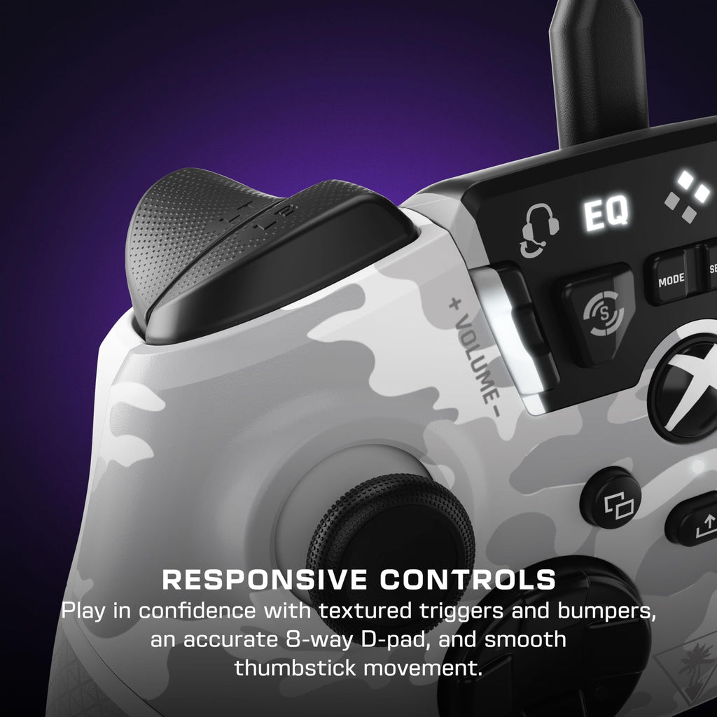 Turtle Beach Recon Cloud Wired Game Controller with Bluetooth for Xbox Series X|S, Xbox One, Windows, Android Mobile Devices – Remappable Buttons, Audio Enhancements, Superhuman Hearing – Blue Magma