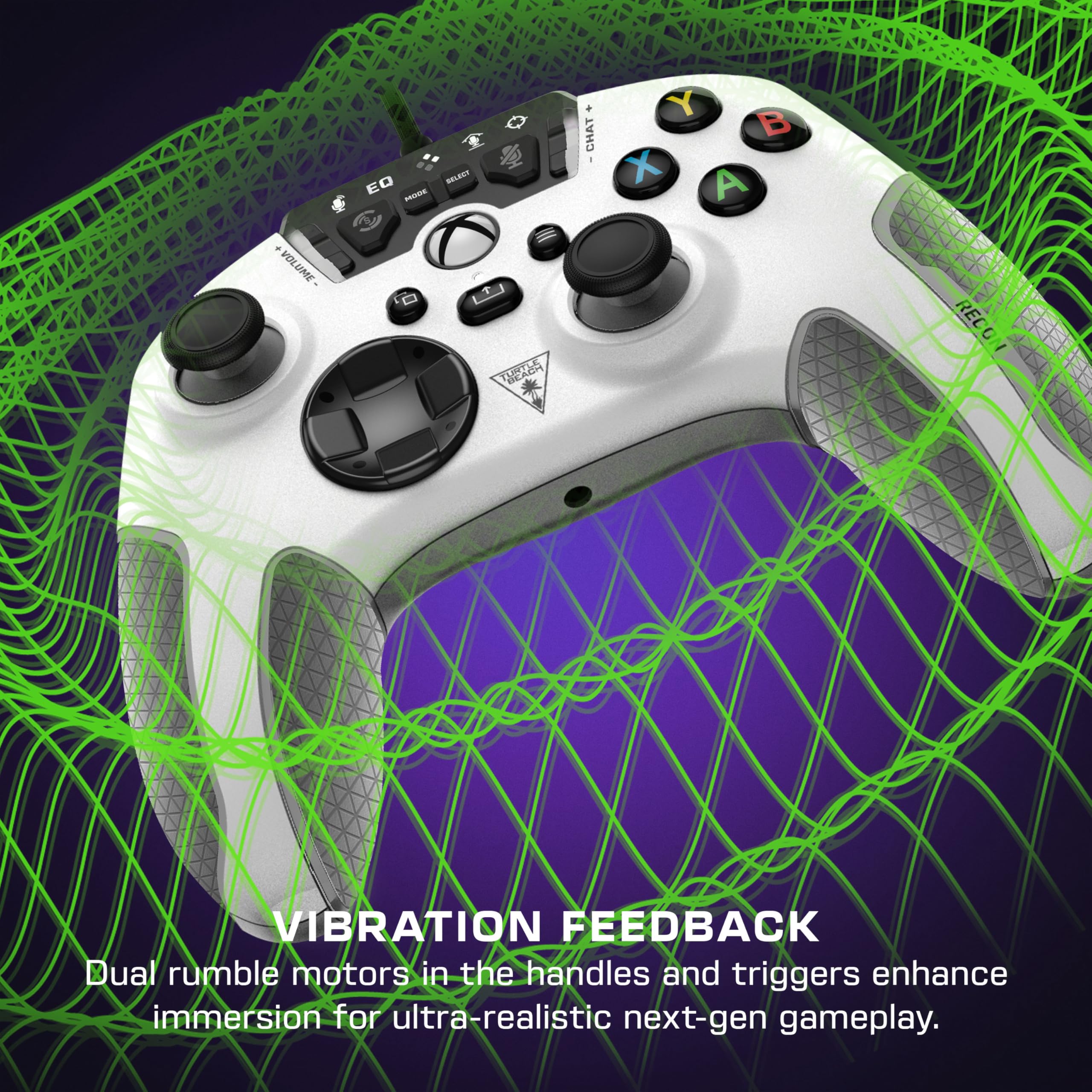 Turtle Beach Recon Cloud Wired Game Controller with Bluetooth for Xbox Series X|S, Xbox One, Windows, Android Mobile Devices – Remappable Buttons, Audio Enhancements, Superhuman Hearing – Blue Magma
